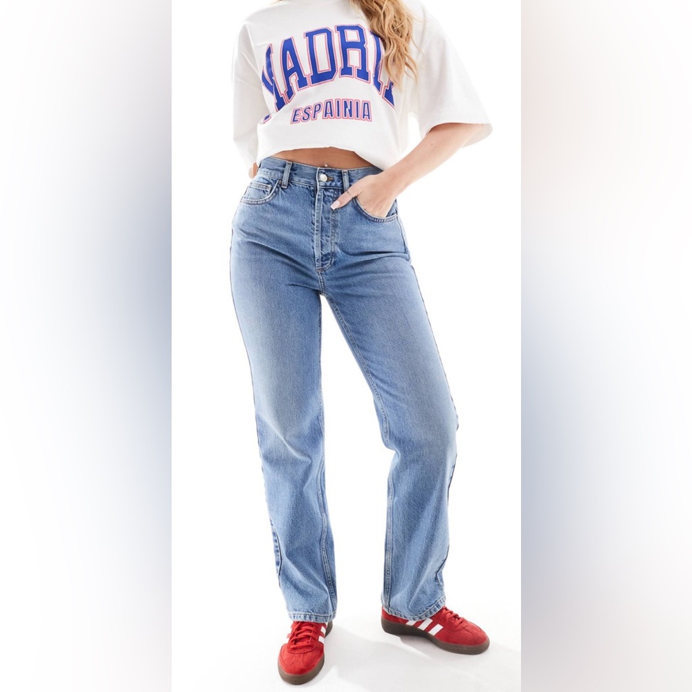 Topshop Hourglass Kort Straightleg Jeans |  32x32